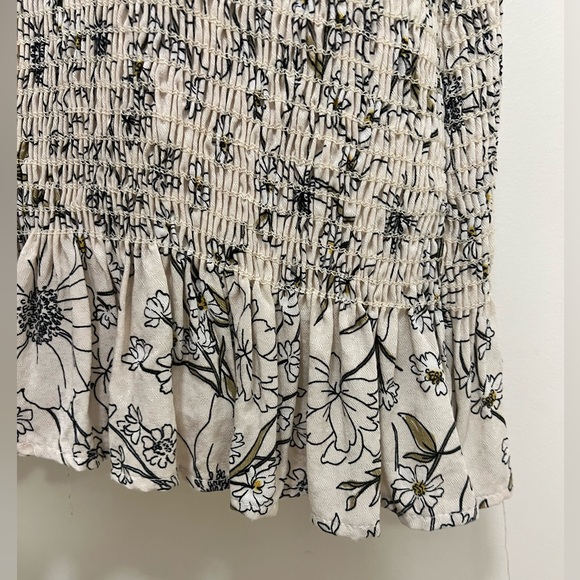 NWT Endless Blu Floral Kiawah Smocked Ruffle Dress - Picture 5 of 8